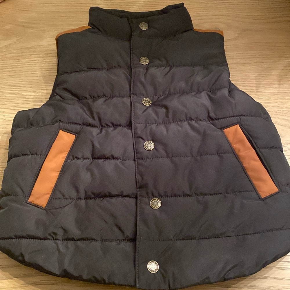 Janie and jack sherpa lined puffer vest